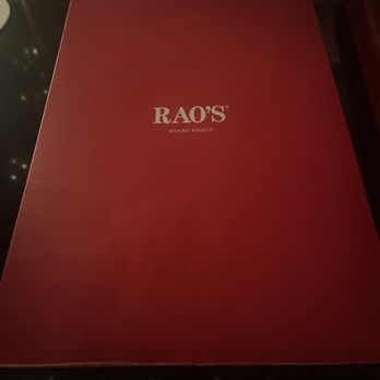 Rao's Miami Beach - Italian Near Me - Miami Beach, Florida Rao's Miami Beach - Italian Near Me - Miami Beach, Florida