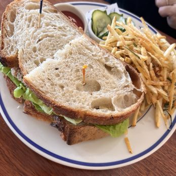 Clark's Oyster Bar - Tuna salad sandwich with fries - Desserts Near Me - Malibu, California Clark's Oyster Bar - Tuna salad sandwich with fries - Desserts Near Me - Malibu, California