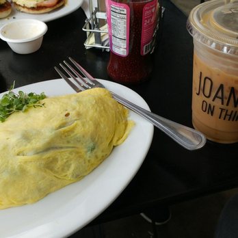Joan's on Third - Healthy Omelette and iced latte! - Breakfast & Brunch Near Me - Studio City, California Joan's on Third - Healthy Omelette and iced latte! - Breakfast & Brunch Near Me - Studio City, California