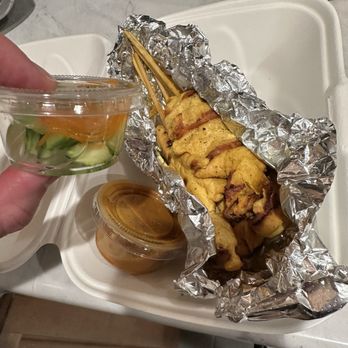 O-R THAI - Teeny sides and wimpy Chicken Satay. - Thai Near Me - Agoura Hills, California O-R THAI - Teeny sides and wimpy Chicken Satay. - Thai Near Me - Agoura Hills, California