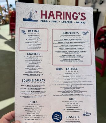 Menu photo 1 Haring’s Marine Groton, CT Menu photo 1 Haring’s Marine Groton, CT