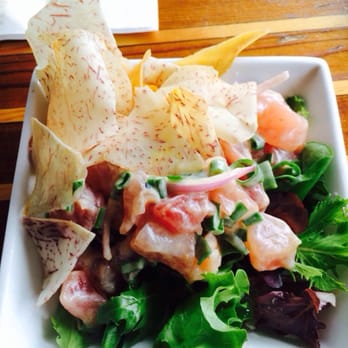 The Dolphin - Tahitian poke--ginger coconut sauce is sublime - Seafood Markets Near Me - Hanalei, Hawaii The Dolphin - Tahitian poke--ginger coconut sauce is sublime - Seafood Markets Near Me - Hanalei, Hawaii