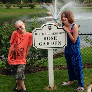 Hershey Gardens - The kids being forced to pose for a picture! - Botanical Gardens Near Me - Hershey, Pennsylvania Hershey Gardens - The kids being forced to pose for a picture! - Botanical Gardens Near Me - Hershey, Pennsylvania