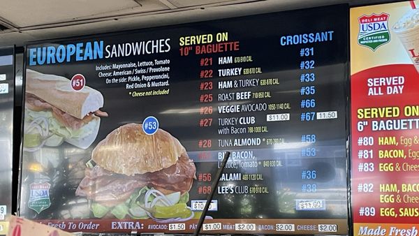Menu photo 2 Lee's Sandwiches GardenGrove, CA