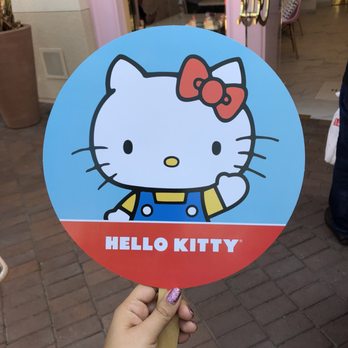 Hello Kitty Cafe - Fans were handed out as we waited in the blazing sun - Cafes Near Me - Irvine, California Hello Kitty Cafe - Fans were handed out as we waited in the blazing sun - Cafes Near Me - Irvine, California