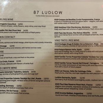 87 Ludlow - Menu - Filipino Near Me - New York, New York 87 Ludlow - Menu - Filipino Near Me - New York, New York