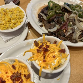 Texas Roadhouse - Ribeye - no bone $37 2 sides (added extra side of corn) - Barbeque Near Me - Oklahoma City, Oklahoma Texas Roadhouse - Ribeye - no bone $37 2 sides (added extra side of corn) - Barbeque Near Me - Oklahoma City, Oklahoma