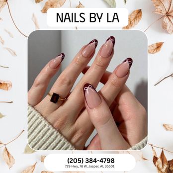 Nails by La - Match your nails with your personality  Book your nail art appointment now! - Nail Salons Near Me - Jasper, Alabama