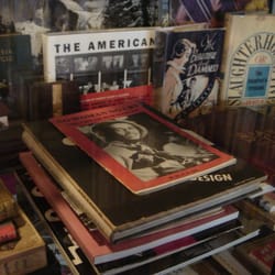 Panoply Books - Inside the glass case, there's a little bit of everything!
