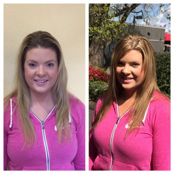 Karrie Burnside - Before and after of adding some color back in and freshening the highlights on the top and sides.... - Hair Stylists Near Me - Salem, Oregon