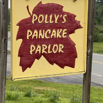 Polly's Pancake Parlor - Wood sign alert lol - Breakfast & Brunch Near Me - Sugar Hill, New Hampshire