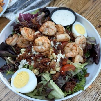 Cask & Larder - Farmer Cobb Salad with shrimp. - Southern Near Me - Orlando, Florida