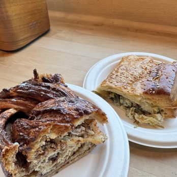 Bakey - Chocolate Babka & Spinach Bureka - Bakeries Near Me - Boston, Massachusetts