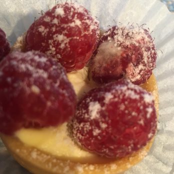 Amy's Pastry - Petite raspberry tart with moldy berries. - Bakeries Near Me - Montebello, California