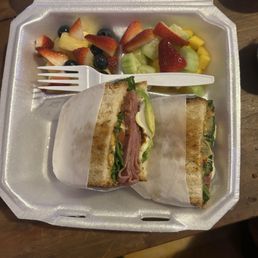 Turkey and avocado panini