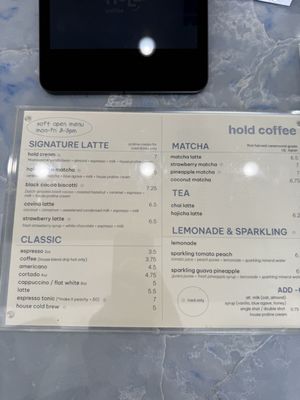 Menu photo 2 Hold Coffee West Covina, CA Menu photo 2 Hold Coffee West Covina, CA