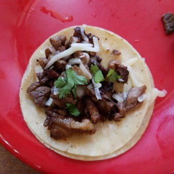 La Fiesta - a taco on a red plate - Tacos Near Me - Buckeye, Arizona La Fiesta - a taco on a red plate - Tacos Near Me - Buckeye, Arizona