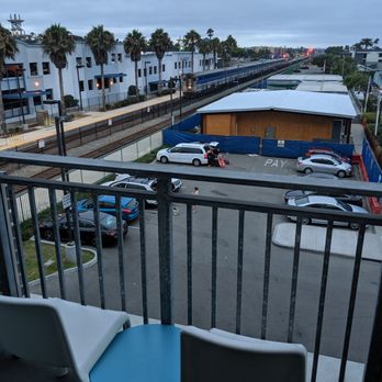 SpringHill Suites by Marriott Oceanside Beach - Train at the Oceanside stop, then it runs right behind the hotel, and lays on the horn. - Hotels Near Me - Oceanside, California SpringHill Suites by Marriott Oceanside Beach - Train at the Oceanside stop, then it runs right behind the hotel, and lays on the horn. - Hotels Near Me - Oceanside, California