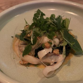 De Kas - squid course - Modern European Near Me - Amsterdam, New Hampshire