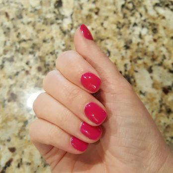 Divine Nails - The prettiest raspberry pink color. Cuticles look perfect. And shape and length are exactly what I wanted. - Waxing Near Me - Rocklin, California