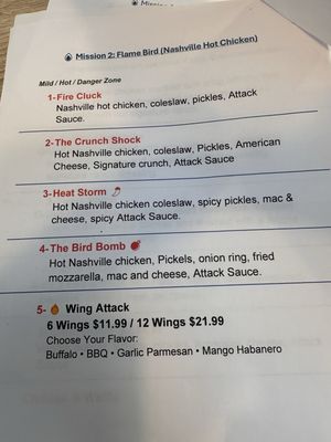 Menu photo 6 Smash Attack Fairfield, NJ