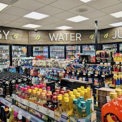 Country Fair - Shelves of drinks and snack foods