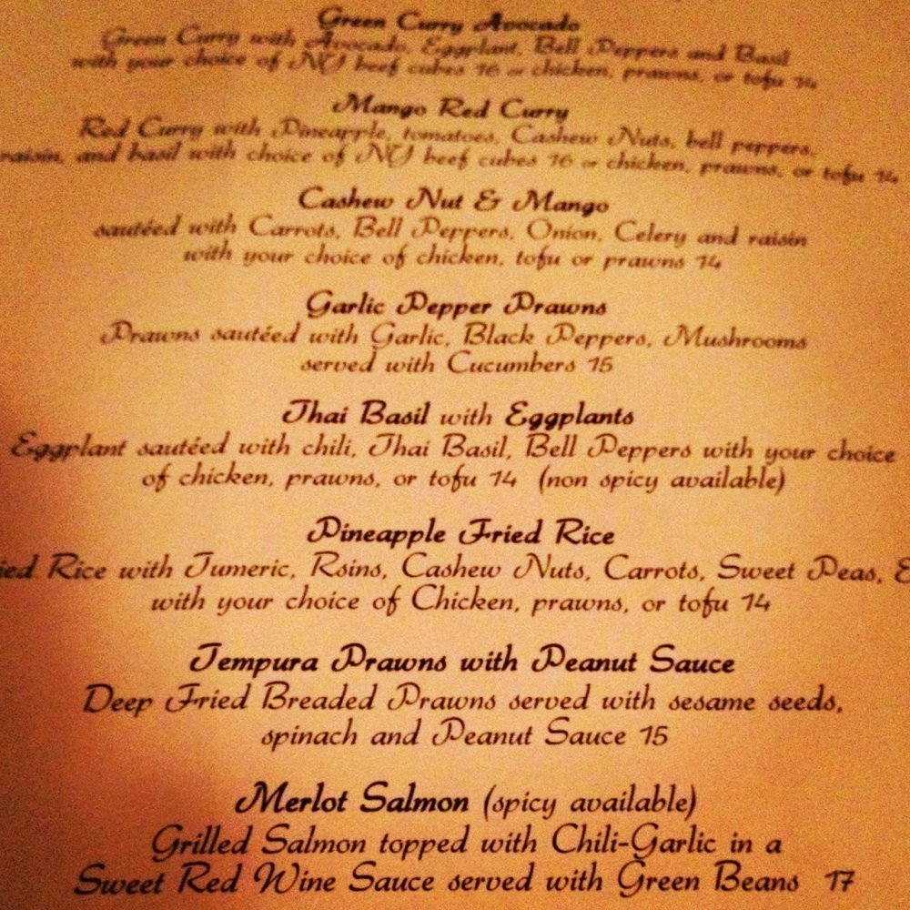 Mint Leaf Cuisine - part of their specials menu - Asian Fusion Near Me - Saratoga, California Mint Leaf Cuisine - part of their specials menu - Asian Fusion Near Me - Saratoga, California