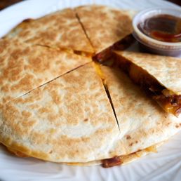 BBQ pork shoulder quesadilla BBQ pork shoulder quesadilla