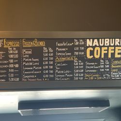 Nauburn Coffee - Menu