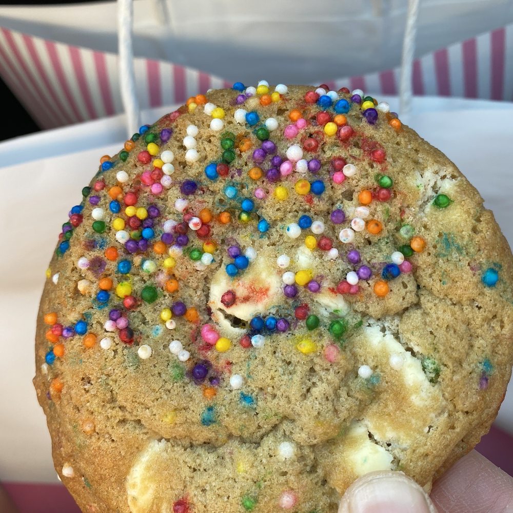 Sweetie Pie - Rainbow sprinkle cookie with white choc chunks - Bakeries Near Me - Toronto, Ontario Sweetie Pie - Rainbow sprinkle cookie with white choc chunks - Bakeries Near Me - Toronto, Ontario