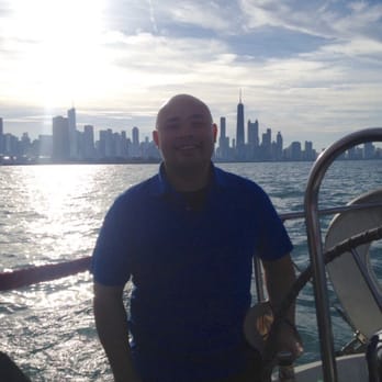 Montrose Harbor - On the lake with the Chicago skyline background - Marinas Near Me - Chicago, Illinois