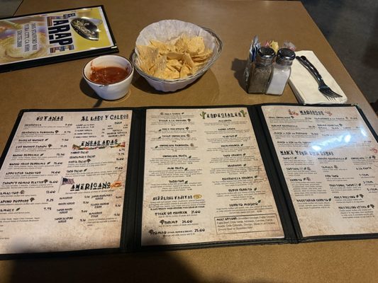 Menu photo 1 El Zarape Restaurant Yuba City, CA