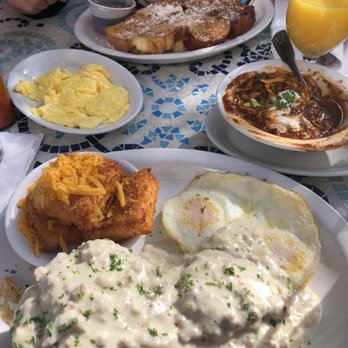 From Scratch Restaurant - Triple D with fried cheese grits, cinnamon French toast - Breakfast & Brunch Near Me - Carmel, California From Scratch Restaurant - Triple D with fried cheese grits, cinnamon French toast - Breakfast & Brunch Near Me - Carmel, California