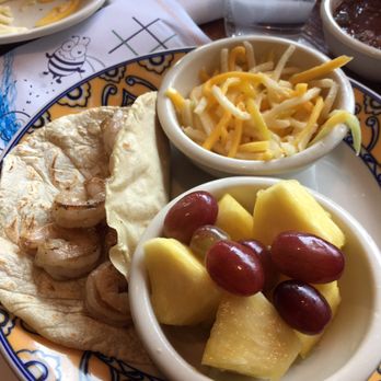 Uncle Julio's - The corrected Kids Menu Shrimp Taco - Mexican Near Me - Skokie, Illinois