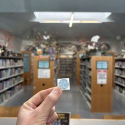 Ingleside Branch Library - Library map sticker for Ingleside branch. Nice lighting here!