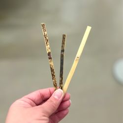 Japan House - My souvenir bamboo samples - so interesting!