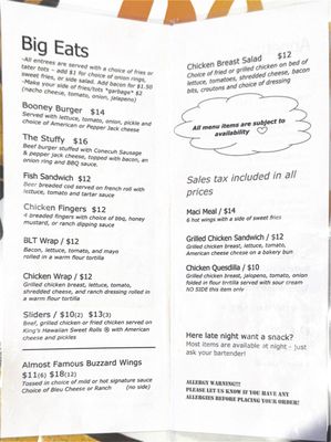 Menu photo 3 Boondocks Bar & Grill Mobile, AL