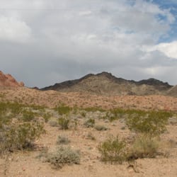 Red and Black Mountain - In the early part of the hike - Red Mountain on the left and Black Mountain on the right.