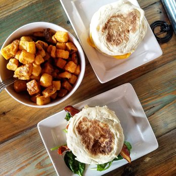 The Local - Breakfast sandwich and potatoes - Coffee & Tea Near Me - Jacksonville, Florida
