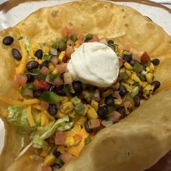 Kitchen 35 - Taco salad with extra beans!