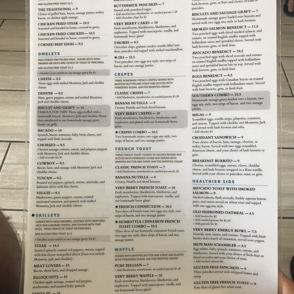 Eggsquisite Cafe - Menu - Breakfast & Brunch Near Me - McKinney, Texas
