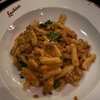 Luchini Italian Restaurant - Cavatelli Bolognese** - Italian Near Me - Las Vegas, Nevada Luchini Italian Restaurant - Cavatelli Bolognese** - Italian Near Me - Las Vegas, Nevada
