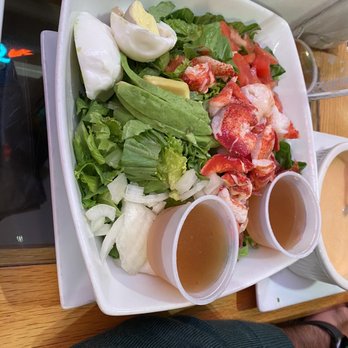 Route 66 Restaurant - Lobster Cobb salad - Seafood Near Me - Bar Harbor, Maine Route 66 Restaurant - Lobster Cobb salad - Seafood Near Me - Bar Harbor, Maine