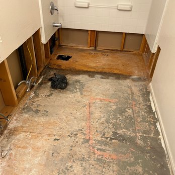Disaster Services - Water Damage in Bathroom. - Damage Restoration Near Me - Gilbert, Arizona