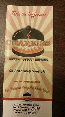 Menu photo 8 Charkies Carol Stream, IL