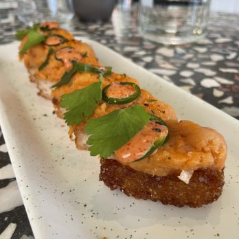 Bamboo Sushi - Crispy rice salmon - Sushi Bars Near Me - San Ramon, California