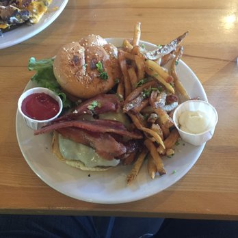 Blue Star Brewing - Bacon Swiss burger - Venues & Event Spaces Near Me - San Antonio, Texas Blue Star Brewing - Bacon Swiss burger - Venues & Event Spaces Near Me - San Antonio, Texas