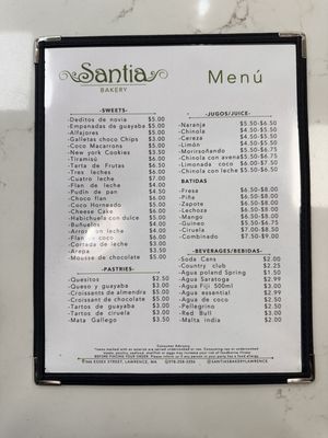 Menu photo 4 Santias Lawrence, MA