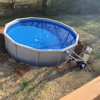 Classic Pools and Spas - Sierra 18' above ground installed by classic pools and spa of Knoxville TN - Hot Tub & Pool Near Me - Knoxville, Tennessee