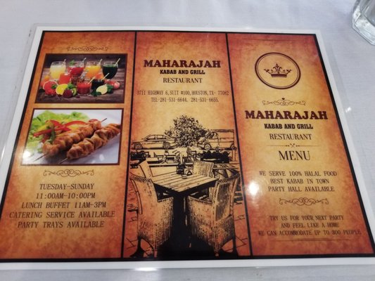 Menu photo 2 Maharajah Houston, TX Menu photo 2 Maharajah Houston, TX